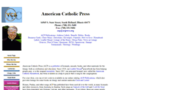 Desktop Screenshot of americancatholicpress.org